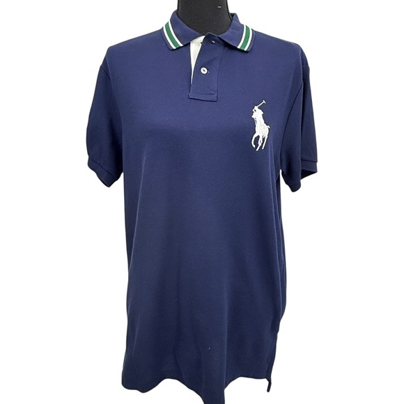 New Polo Ralph Lauren Women's Polo Shirt Wimbledon Collection Large Pony Medium - Picture 2 of 11